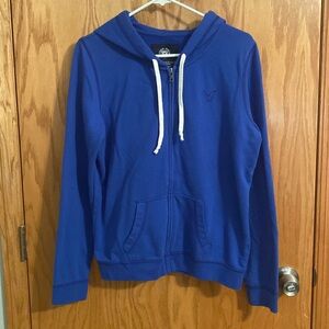 American Eagle Outfitters Blue Long Sleeve Relaxed Hoodie